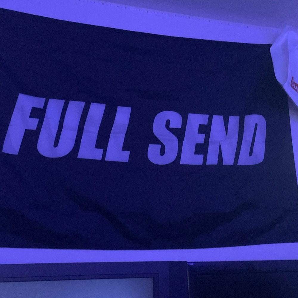 FULL SEND AUTHENTIC CERTFIED RARE FLAG